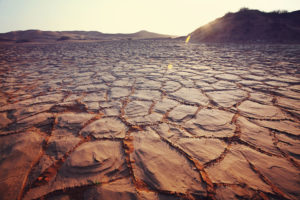 Drylands in the desert
